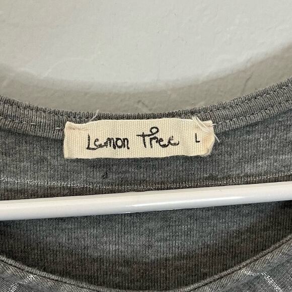 Gray Metallic Chevron Striped Dress - Picture 7 of 8